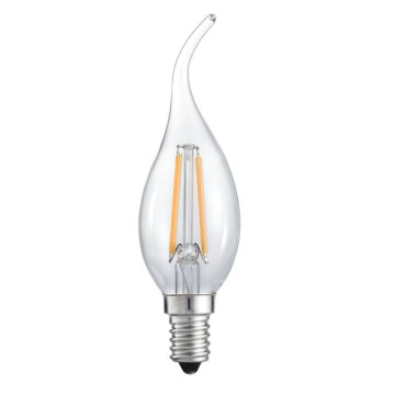 Tc35 Clear LED bulbo topo da ponta do Filament com 1.5W E12 / E14